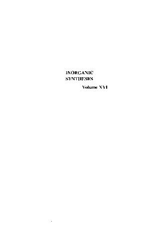 Inorganic Synthesis, Vol. 16