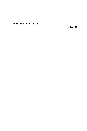 Inorganic Synthesis, Vol. 23