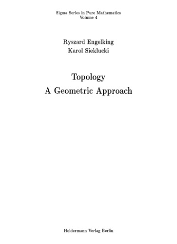 Topology: A Geometric Approach