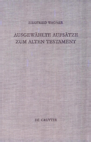 Ausgewählte Aufsätze zum Alten Testament
