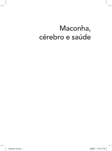 Maconha, Cérebro e Saúde