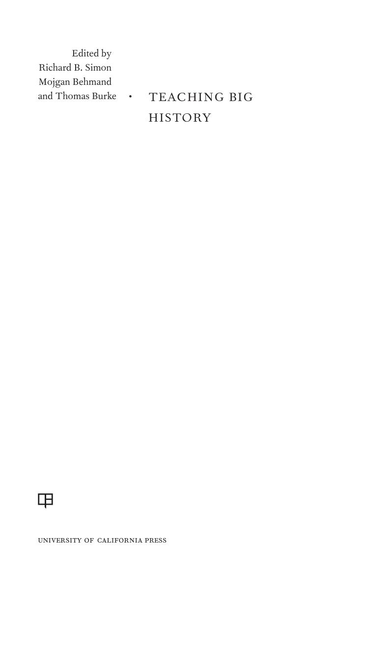 Teaching Big History