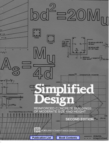 Simplified Design : Reinforced Concrete Buildings of Moderate Size and Height (2nd Edition)