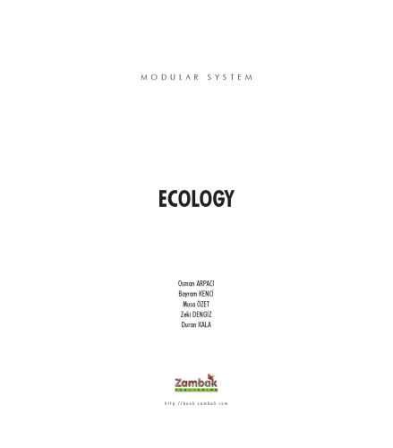 Ecology (Zambak)