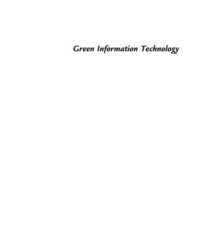 Green Information Technology: A Sustainable Approach