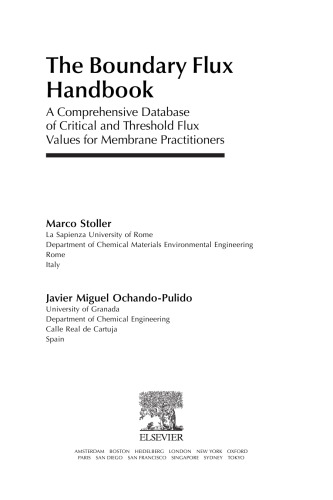 The Boundary Flux Handbook: A Comprehensive Database of Critical and Threshold Flux Values for Membrane Practitioners
