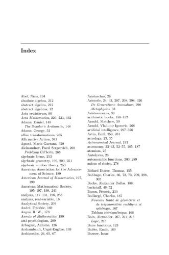 Mathematics and the Historian's Craft