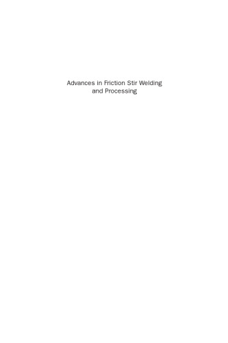 Advances in Friction-Stir Welding and Processing