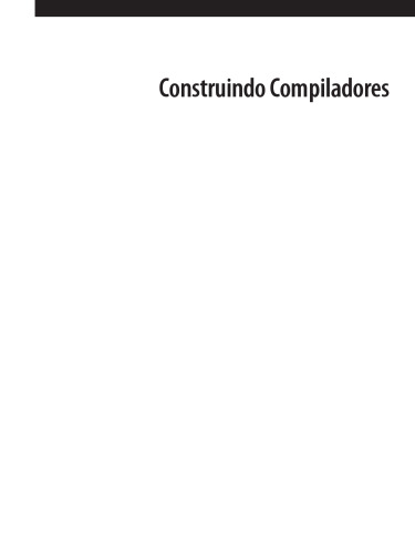 Construindo Compiladores
