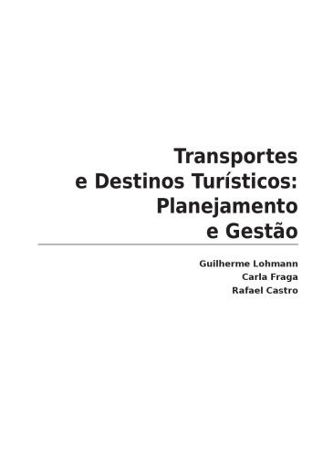 Transportes e Destinos Turísticos
