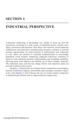 Metal and Ceramic Matrix Composites