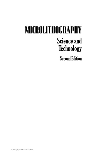 Microlithography: Science and Technology