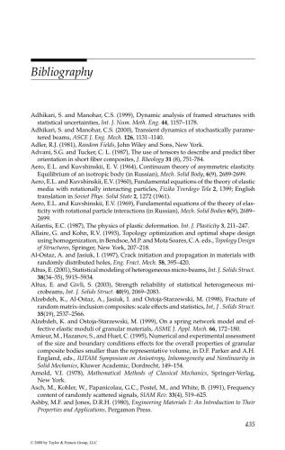 Microstructural Randomness and Scaling in Mechanics of Materials