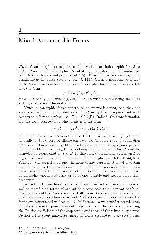 Mixed Automorphic Forms