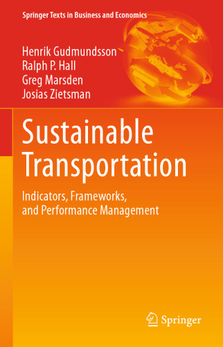 Sustainable Transportation: Indicators, Frameworks, and Performance Management