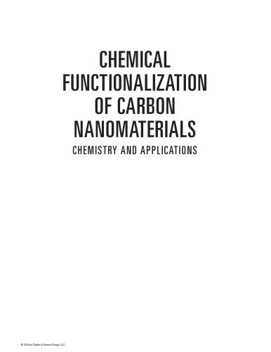 Chemical Functionalization of Carbon Nanomaterials: Chemistry and Applications