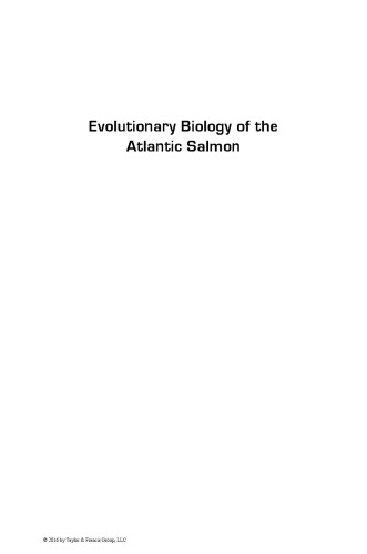 Evolutionary Biology of the Atlantic Salmon