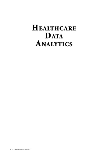 Healthcare data analytics