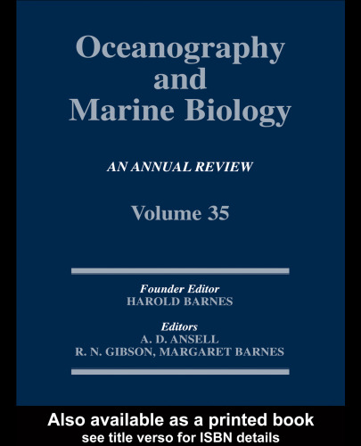 Oceanography and Marine Biology, Vol. 35