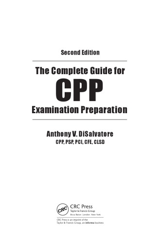 The complete guide for CPP examination preparation