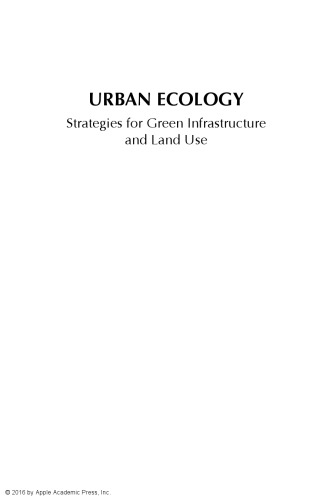 Urban Ecology: Strategies for Green Infrastructure and Land Use
