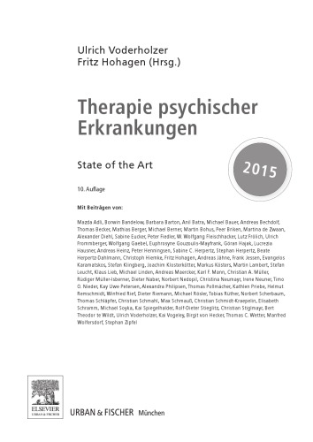 Therapie psychischer Erkrankungen : state of the art 2015