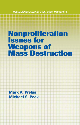 Nonproliferation issues for weapons of mass destruction