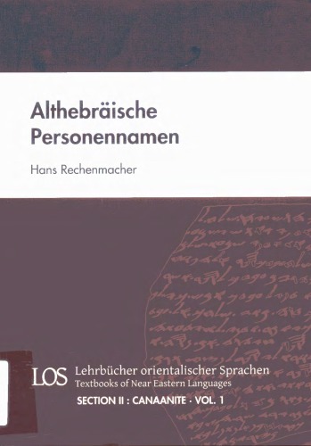 Althebräische Personennamen