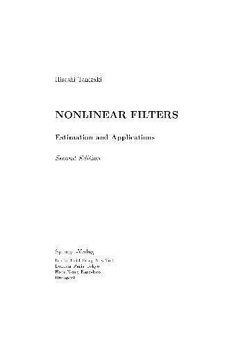 Nonlinear Filters: Estimation and Applications