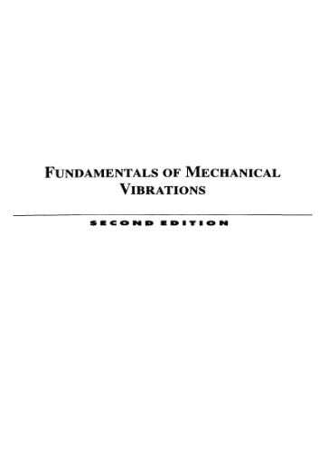Fundamentals of mechanical vibrations