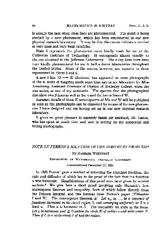 Note on Perron's Solution of the Dirichlet Problem