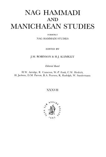 The Kephalaia of the Teacher. The Edited Coptic Manichaean Texts in Translation With Commentary