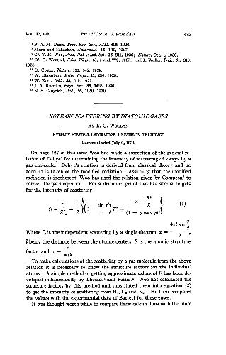 Note on Scattering by Diatomic Gases
