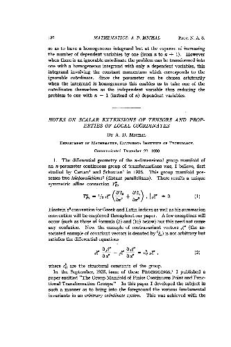 Notes on Scalar Extensions of Tensors and Properties of Local Coordinates