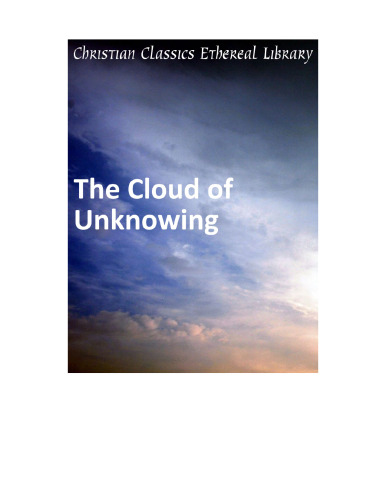 The Cloud of Unknowing