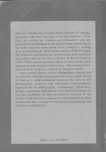 Principles of Visual Anthropology