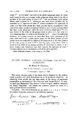 On new integral addition theorems for bessel functions