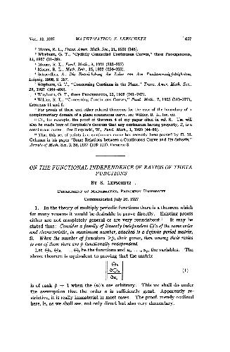 On the Functional Independence of Ratios of Theta Functions