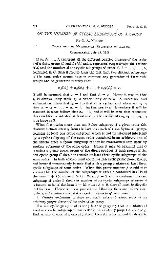 On the number of cyclic subgroups of a group