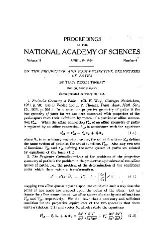 On the Projective and Equi-Projective Geometries of Paths