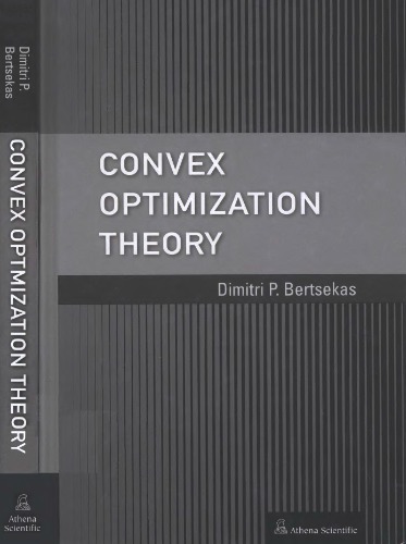 Convex Optimization Theory