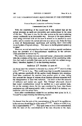 On the Thermodynamic Equilibrium in the Universe