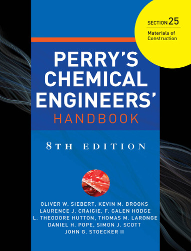 Perry's Chemical Engineers' Handbook. Section 25