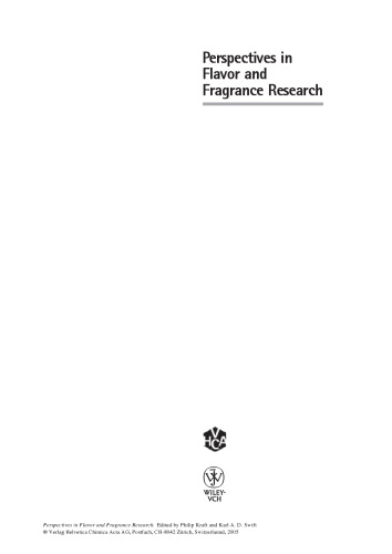 Perspectives in Flavor and Fragrance Research