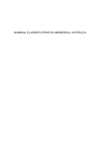 Nominal Classification in Aboriginal Australia
