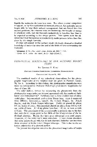 Photovisual Magnitudes of One Hundred Bright Stars
