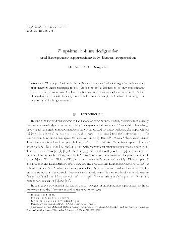 P-optimal robust designs for multiresponse approximately linear regression