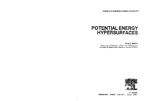 Potential Energy Hypersurfaces