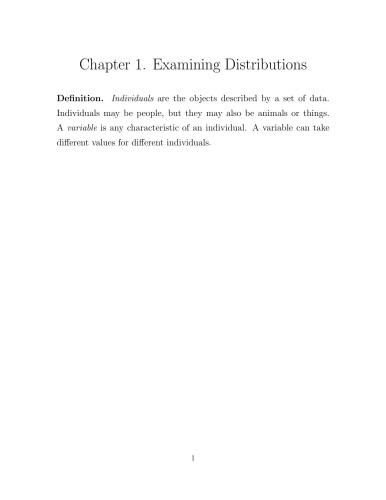 Probability and Statistics