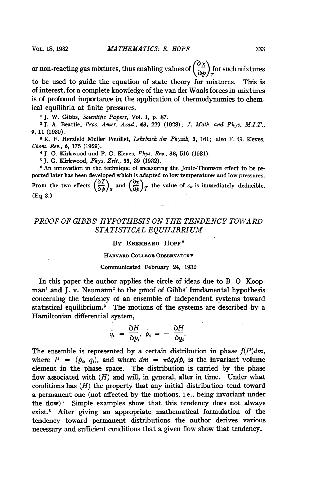 Proof of Gibbs Hypothesis on the Tendency toward Statistical Equilibrium